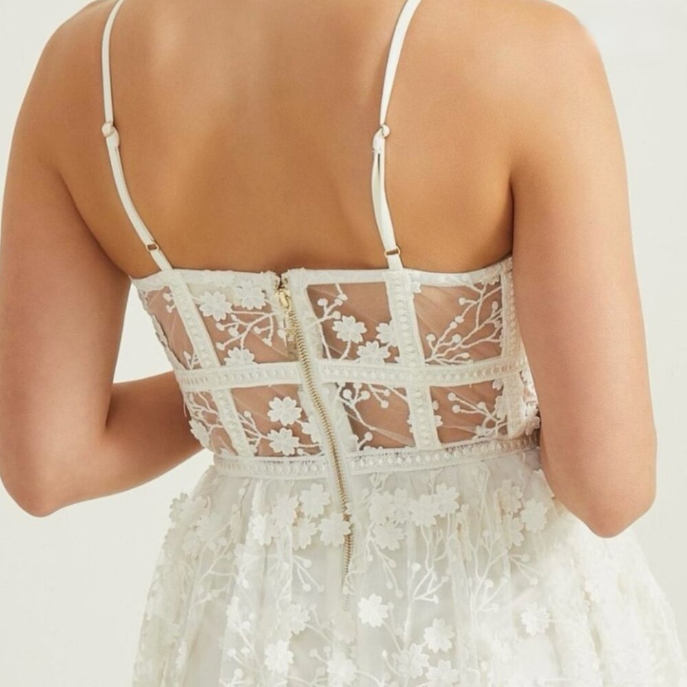 Altar'd State White Floral Lace Maxi Dress - Picture 3 of 5